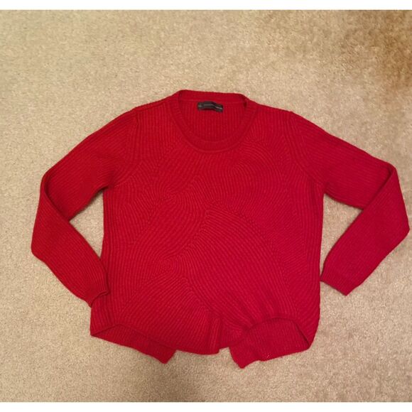 NWOT M&S Collection Knit Red Sweater UK size 14 - Picture 3 of 11
